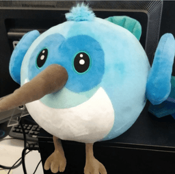 Dash, the Flutter hummingbird mascot